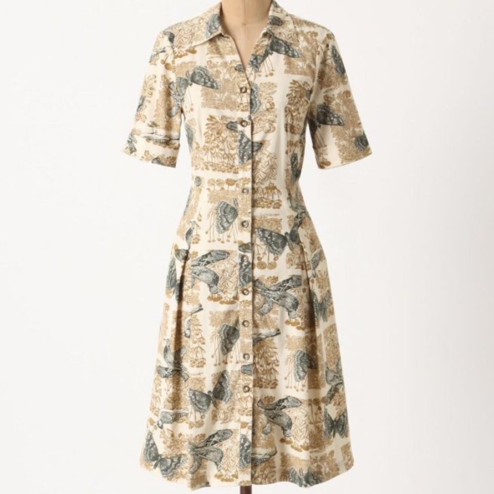 Girls from Savoy Anthropologie corduroy shirtdress